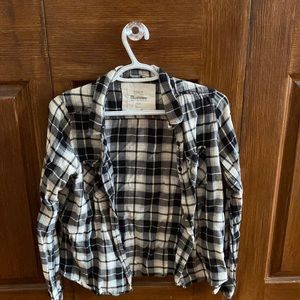 Black and White Plaid Flannel